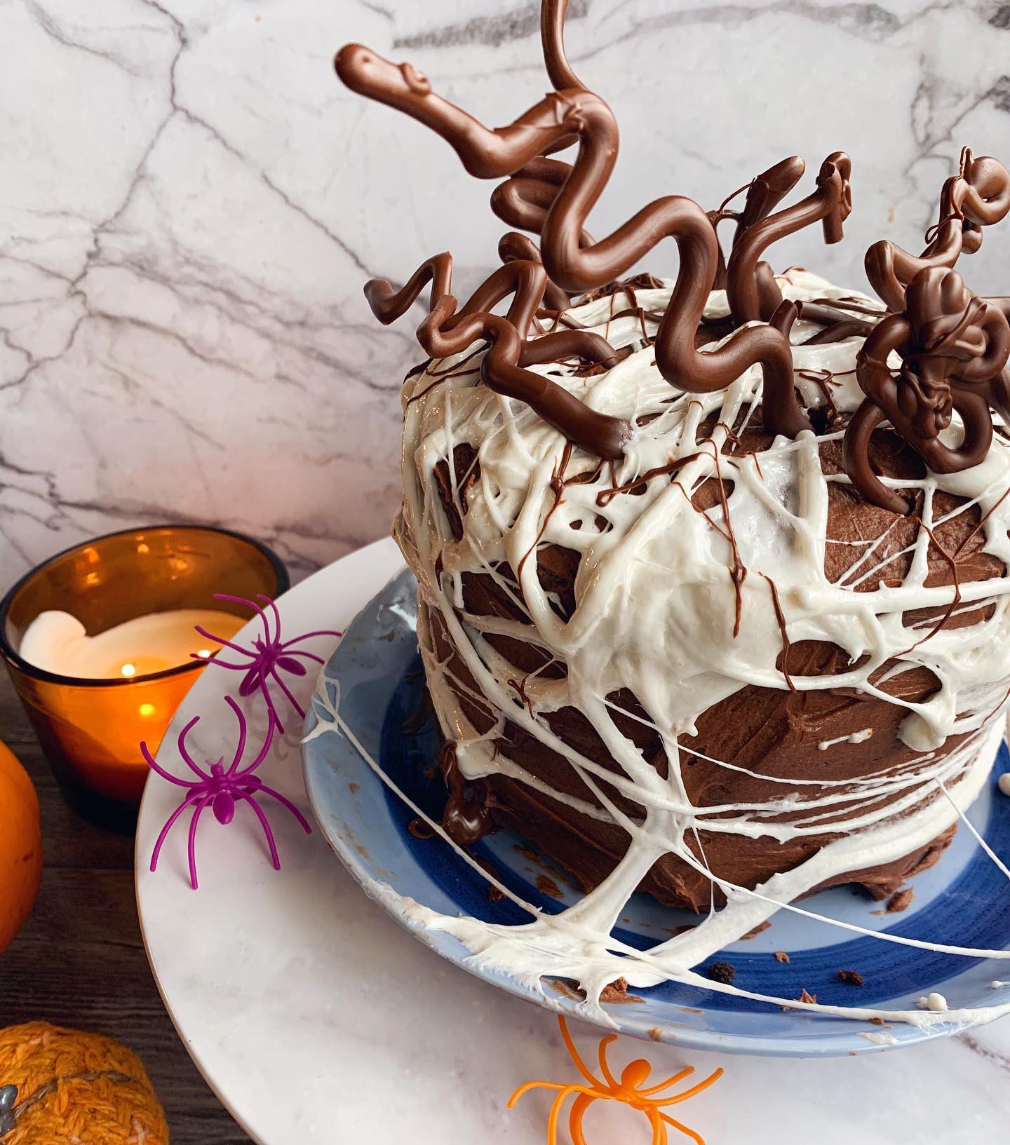 Death by Chocolate Halloween Cake