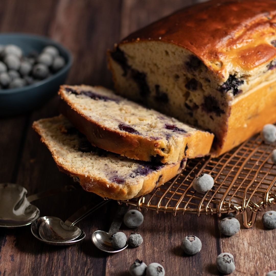 Banana Blueberry Lemon Bread