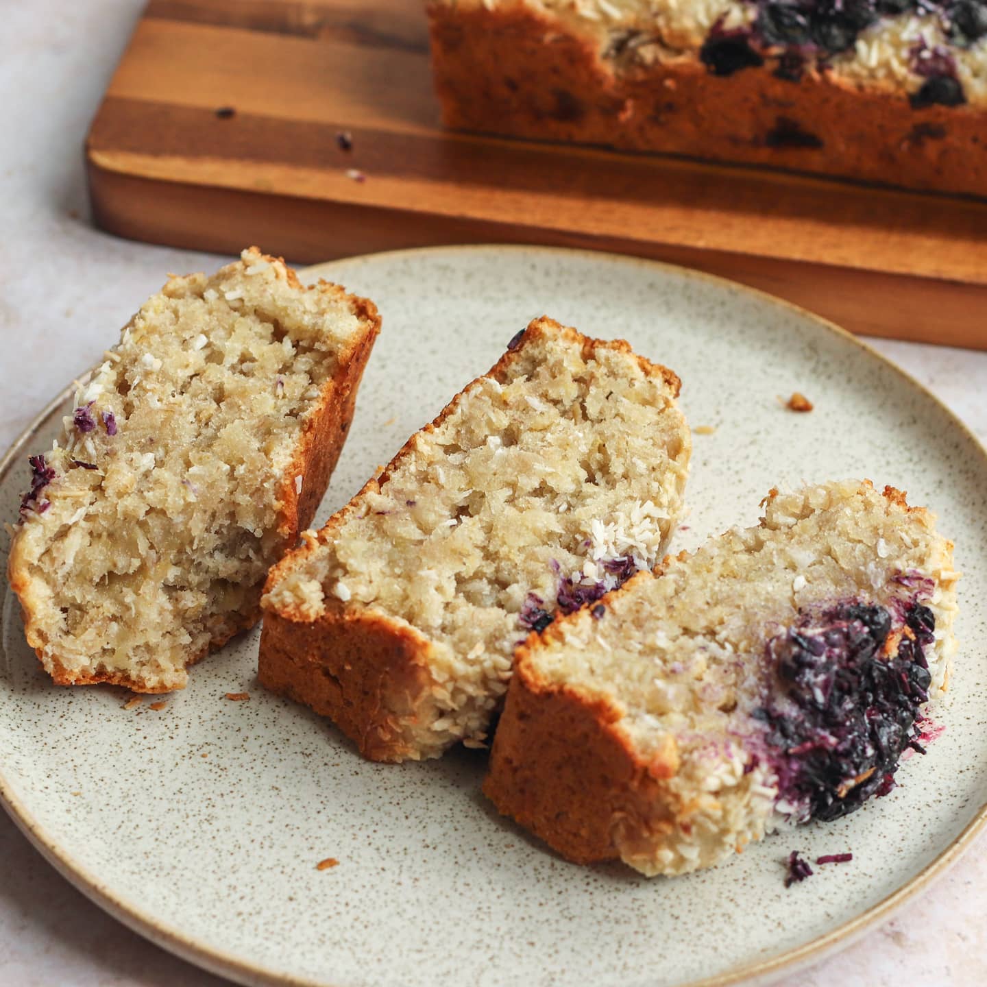 Blueberry Coconut Banana Bread