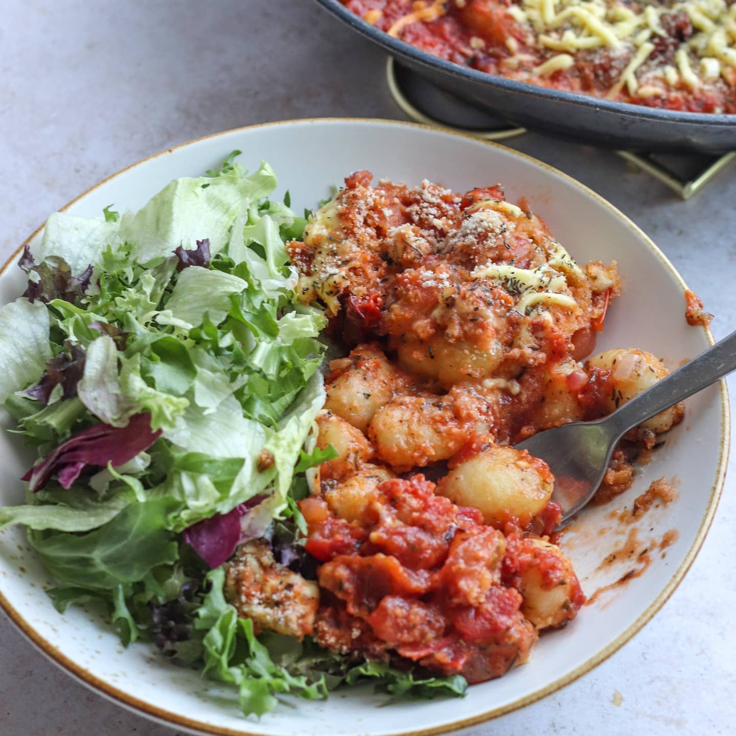 Cheesy Tomato Gnocchi