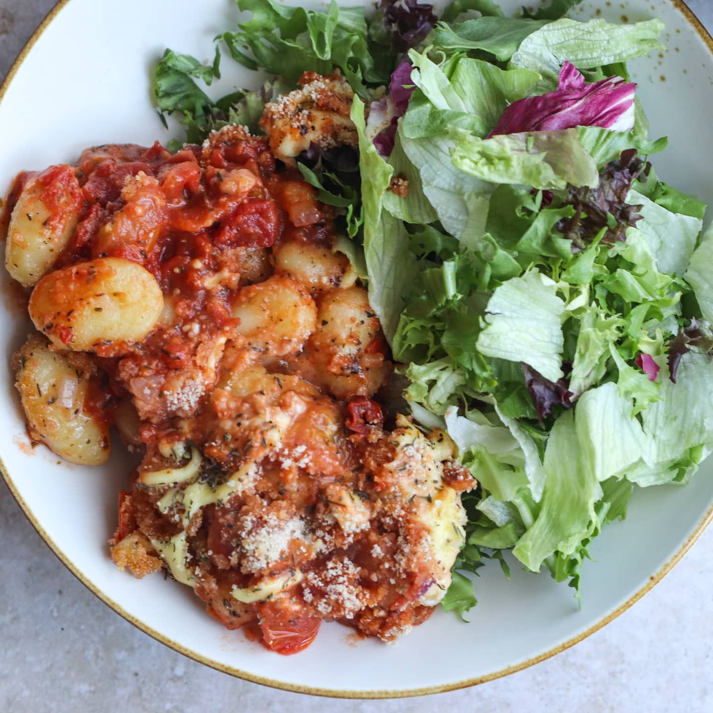 Cheesy Tomato Gnocchi