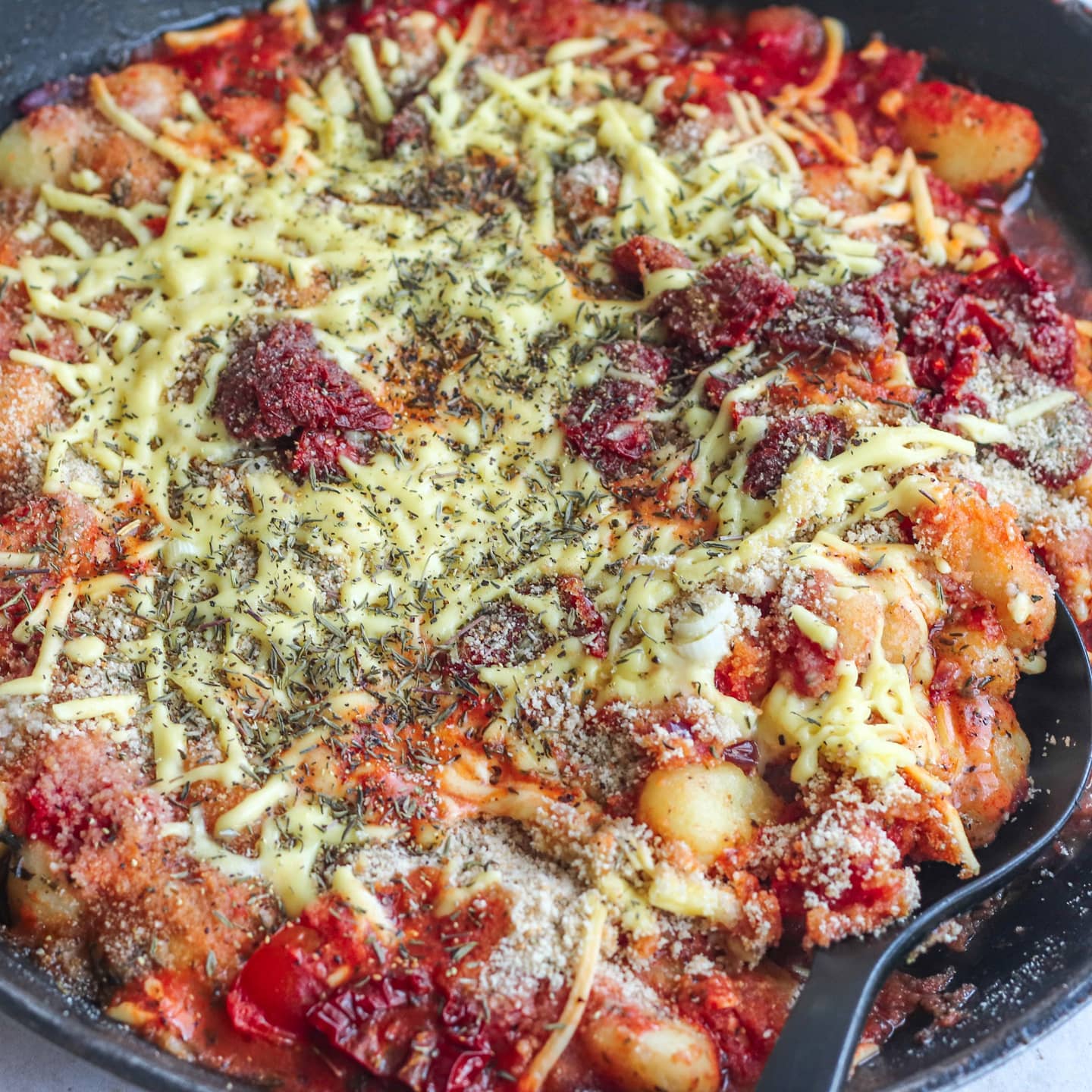 Cheesy Tomato Gnocchi