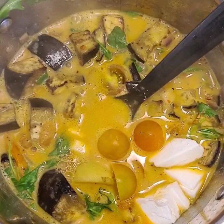 Creamy Coconut Eggplant and Potato Curry