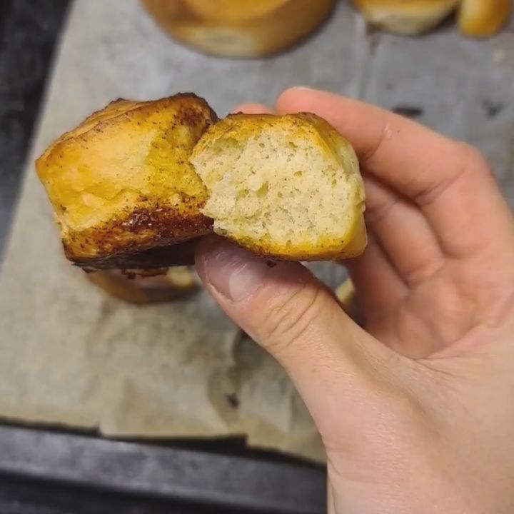 Homemade Cinnamon Buns with Cream Cheese Topping