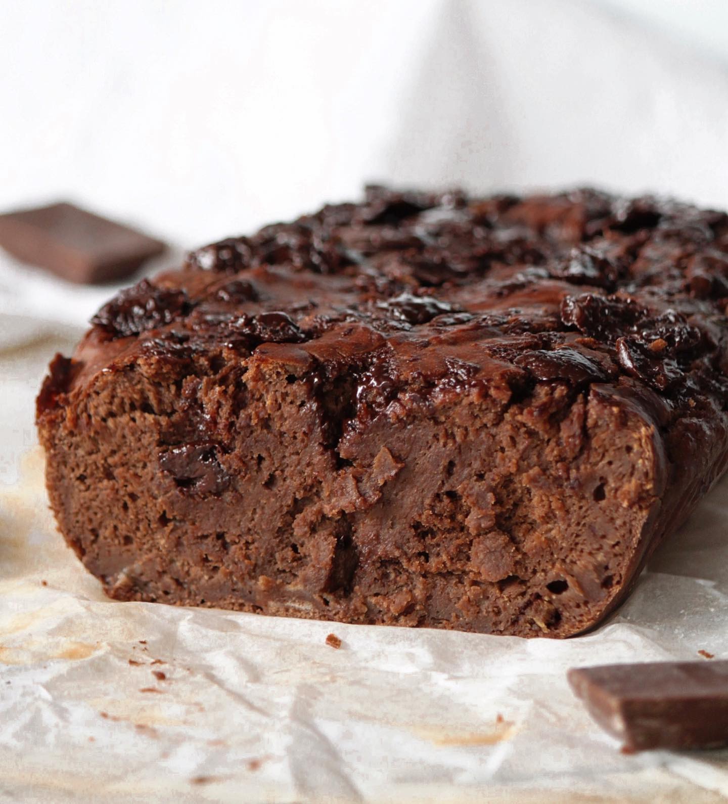 Decadent Brownie Baked Oats Loaf