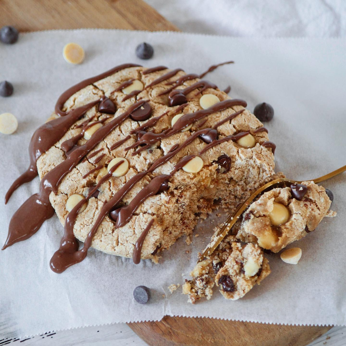 Protein-Packed Single Serve Choc Chip Cookie