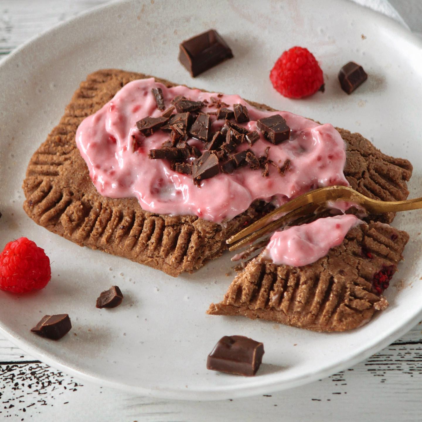 Protein-Packed Chocolate Raspberry Single Serve Pop Tart