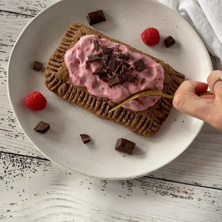 Protein-Packed Chocolate Raspberry Single Serve Pop Tart