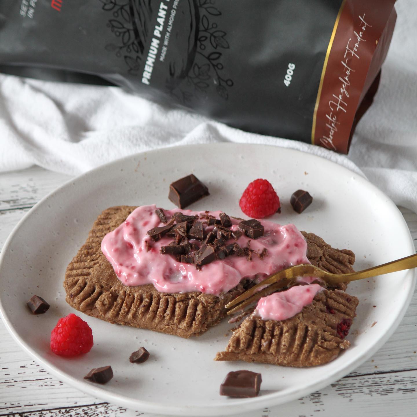 Protein-Packed Chocolate Raspberry Single Serve Pop Tart