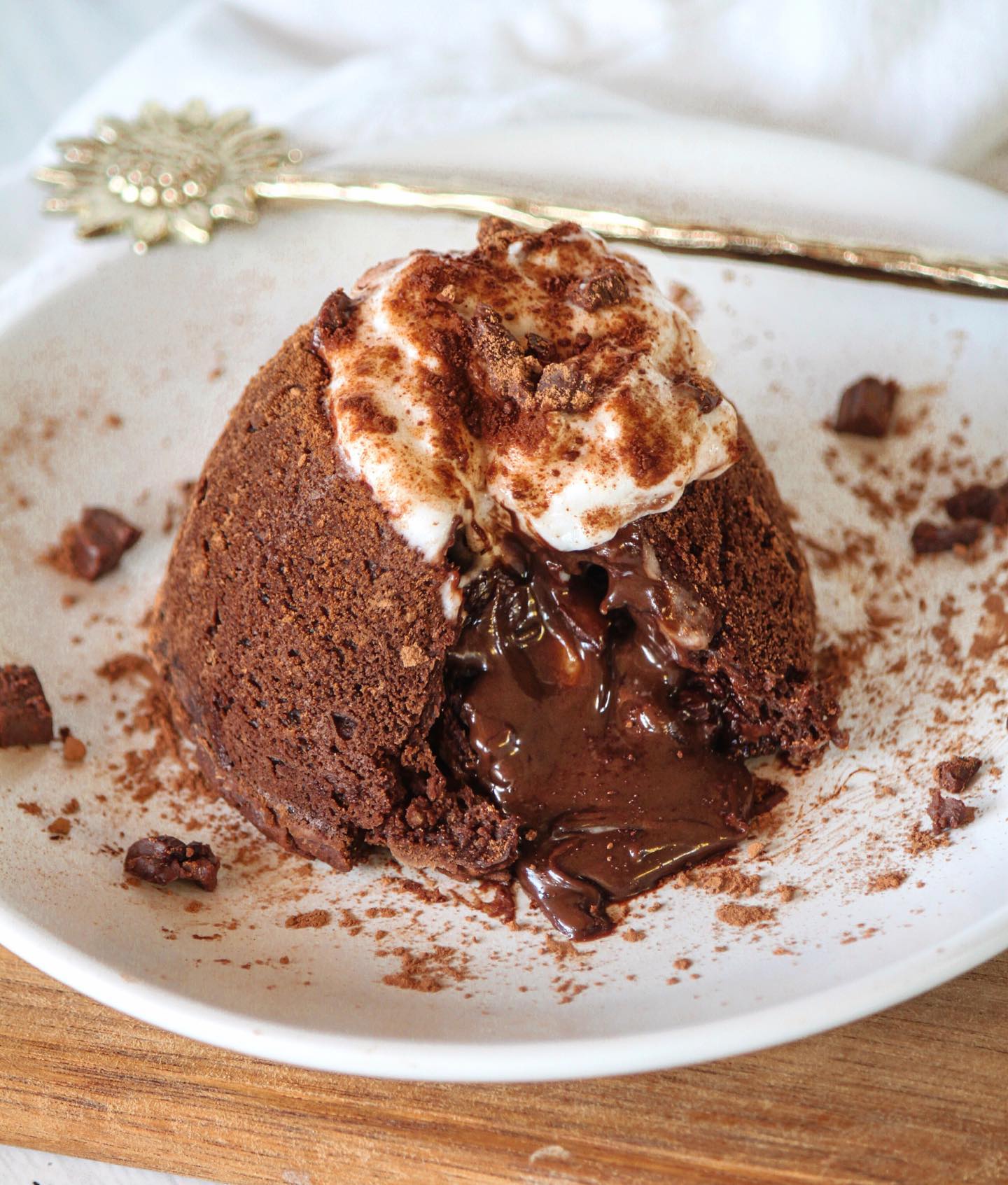 Single Serve Hot Chocolate Lava Cake Recipe 🍫