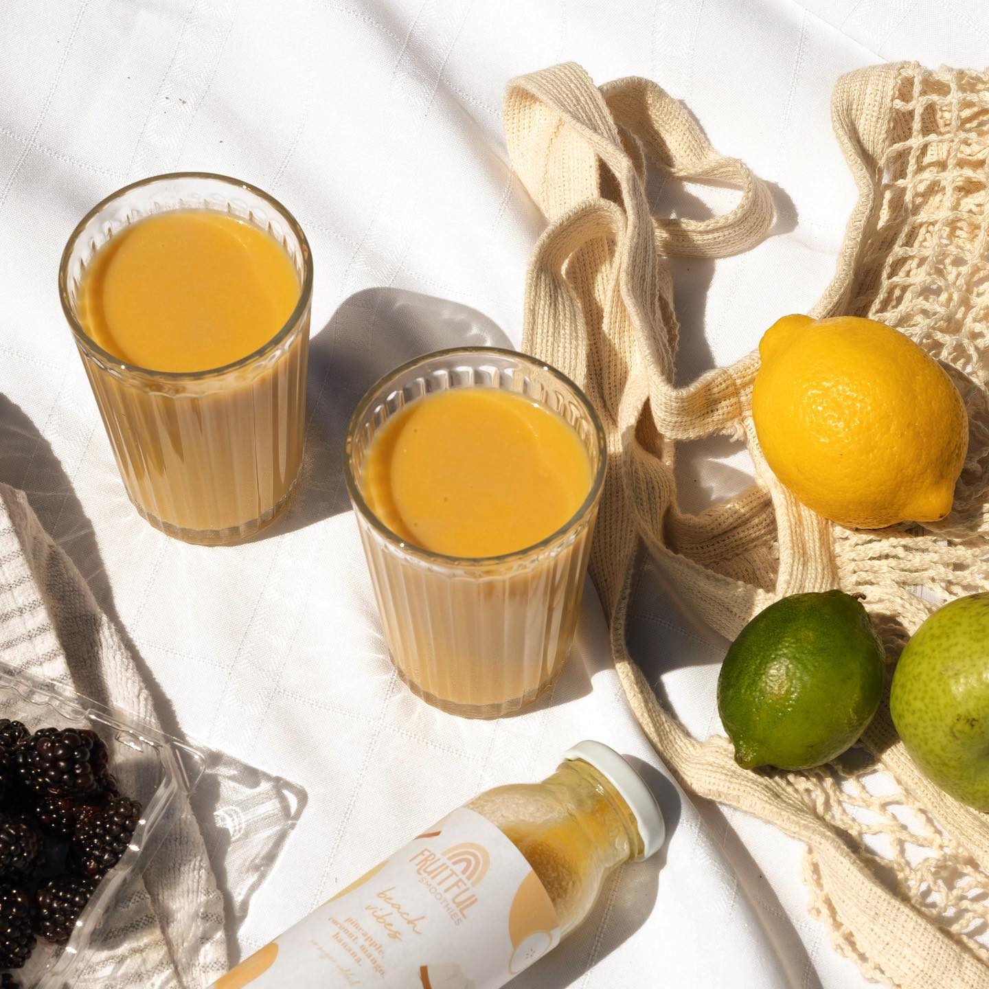 Tropical Pineapple and Coconut Milk Smoothie