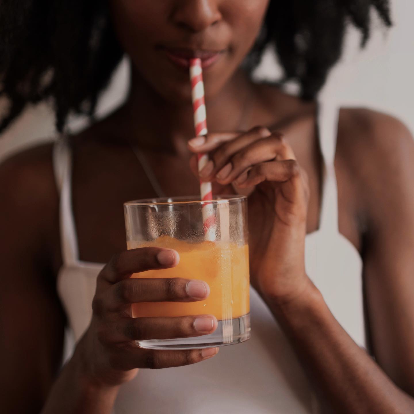 Soul Shine Mango Strawberry Orange Smoothie