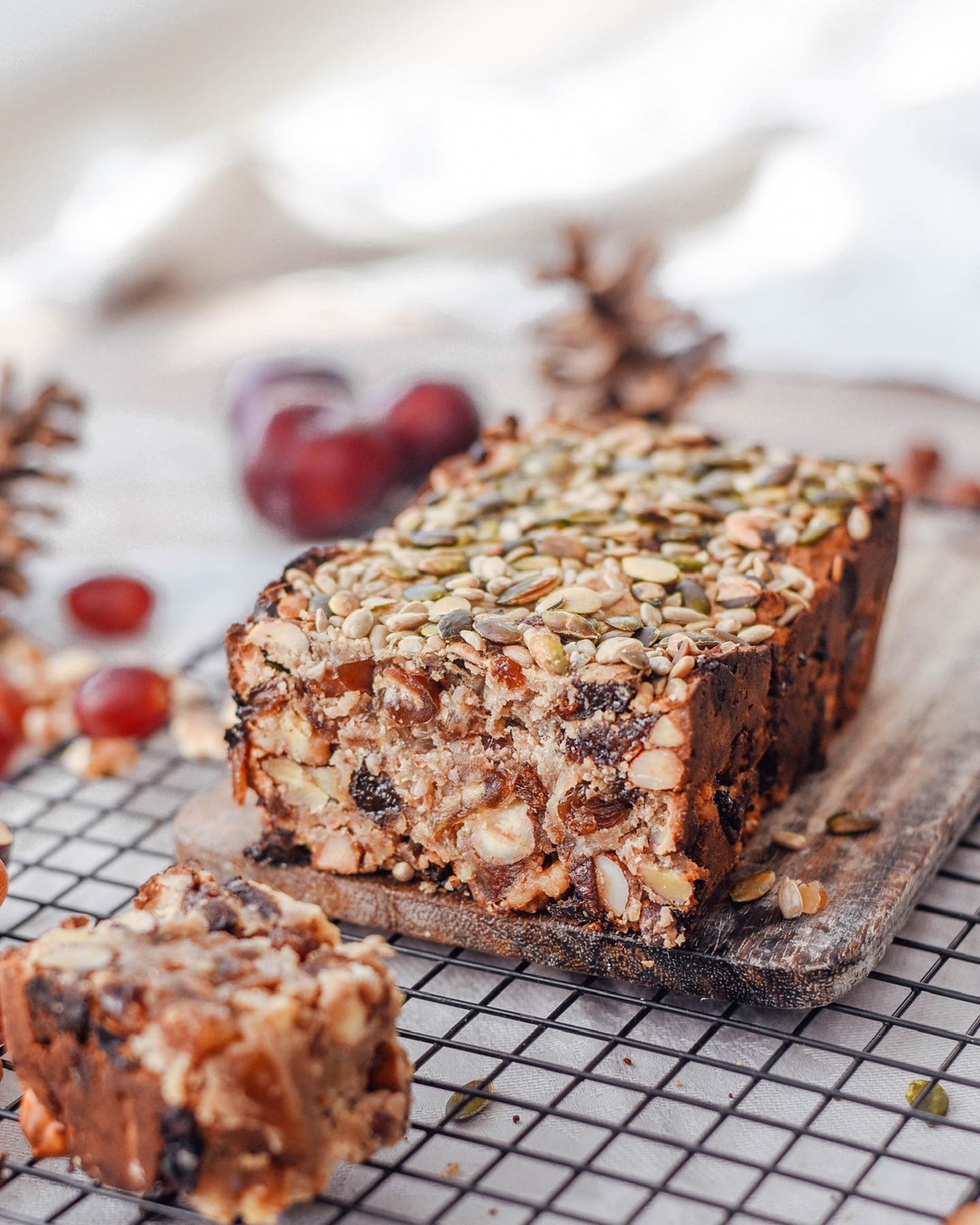 Nutrient-Packed Flourless Fruit Bread