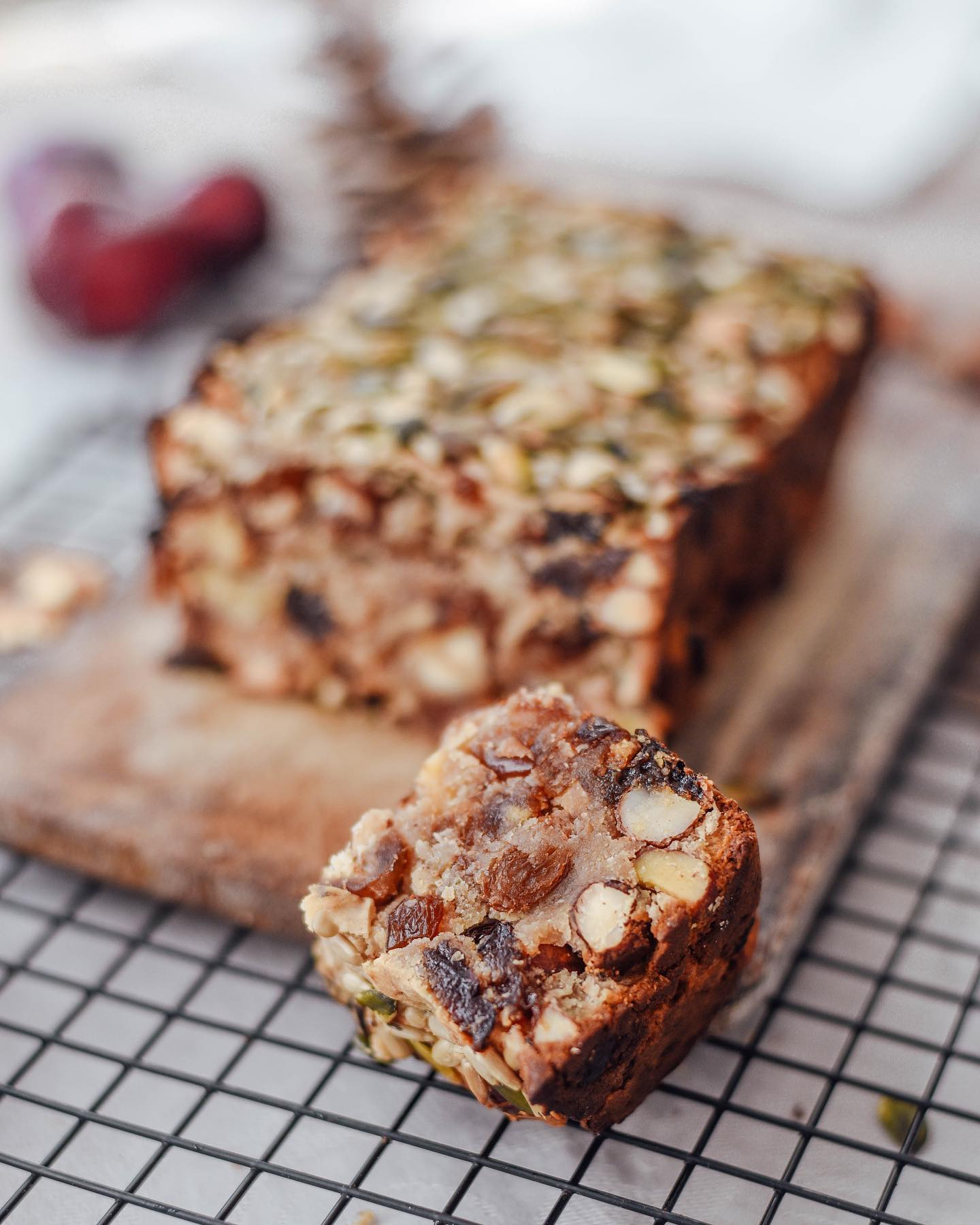 Nutrient-Packed Flourless Fruit Bread