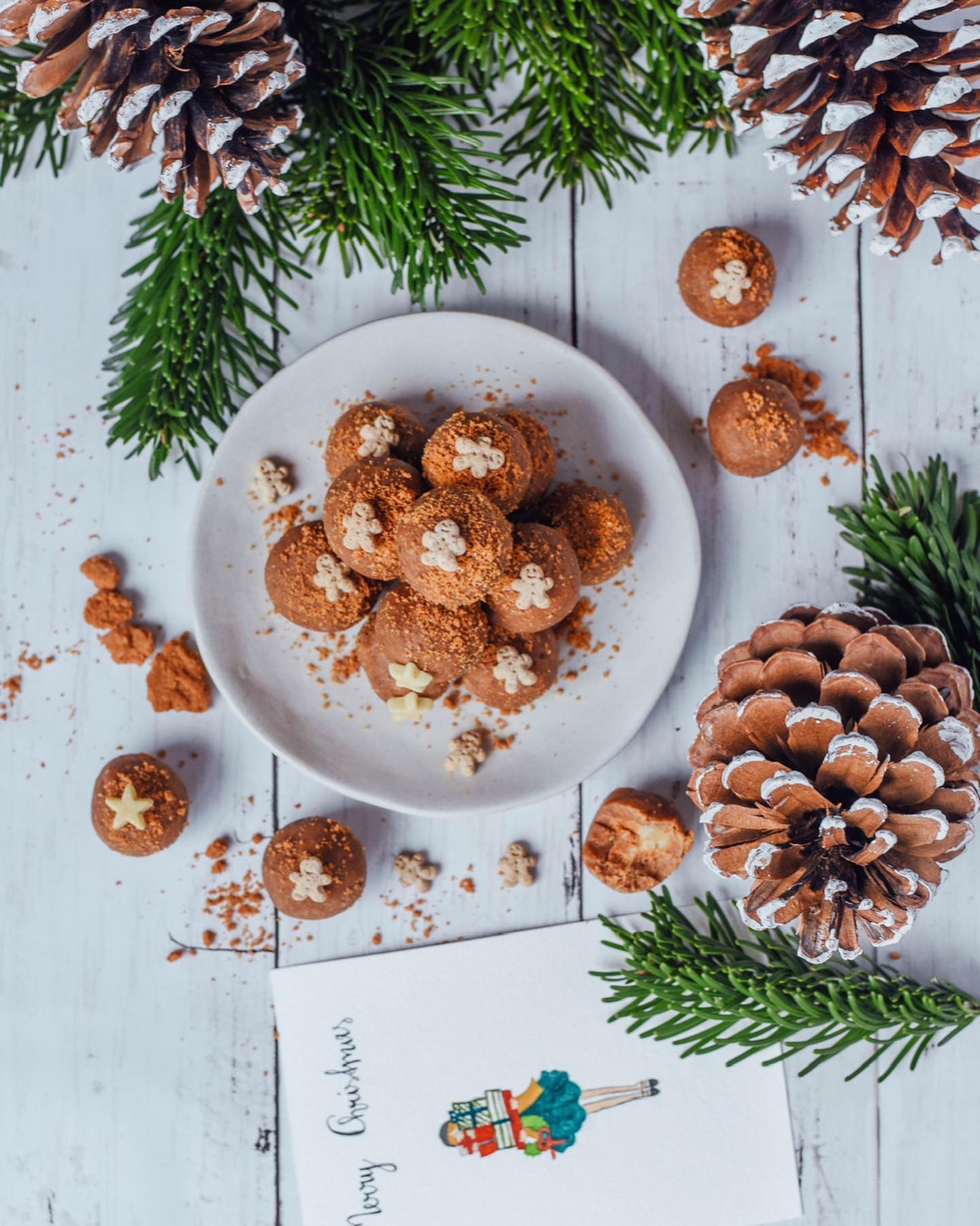 Biscoff Truffles with Marzipan