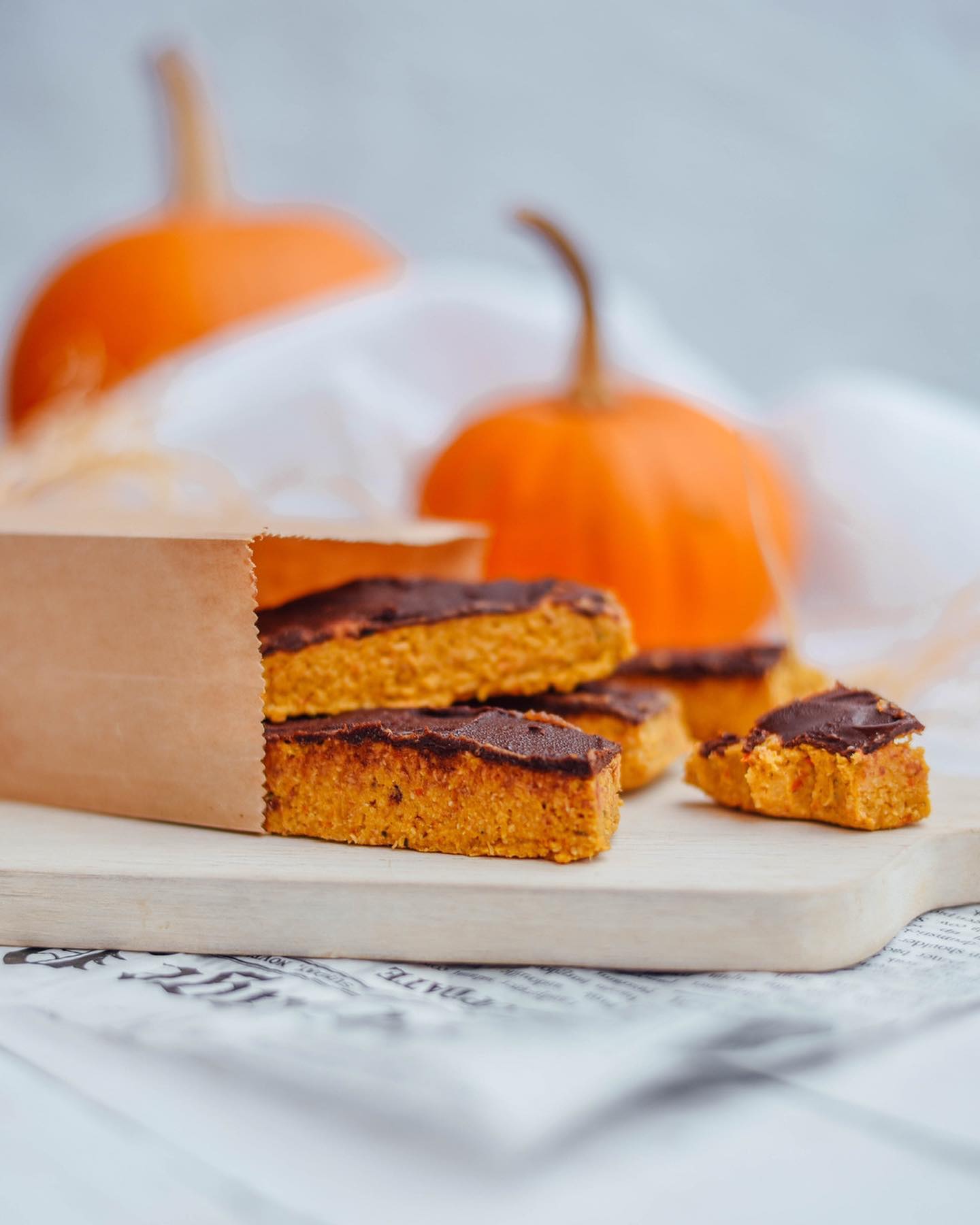 Easy Healthy Pumpkin Bars