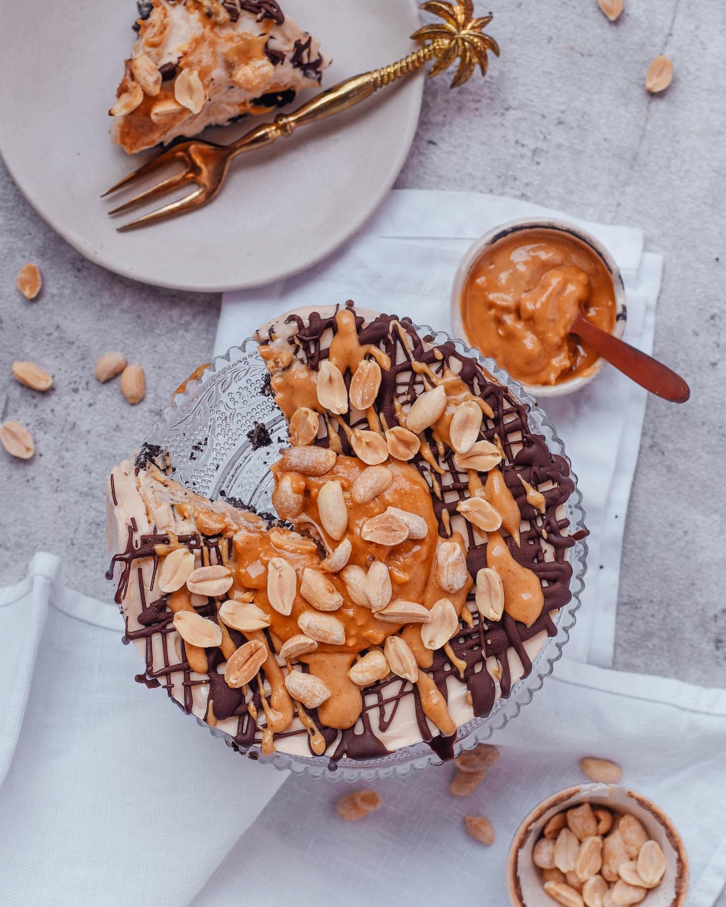 Peanut Butter Cheesecake with No Added Sugar