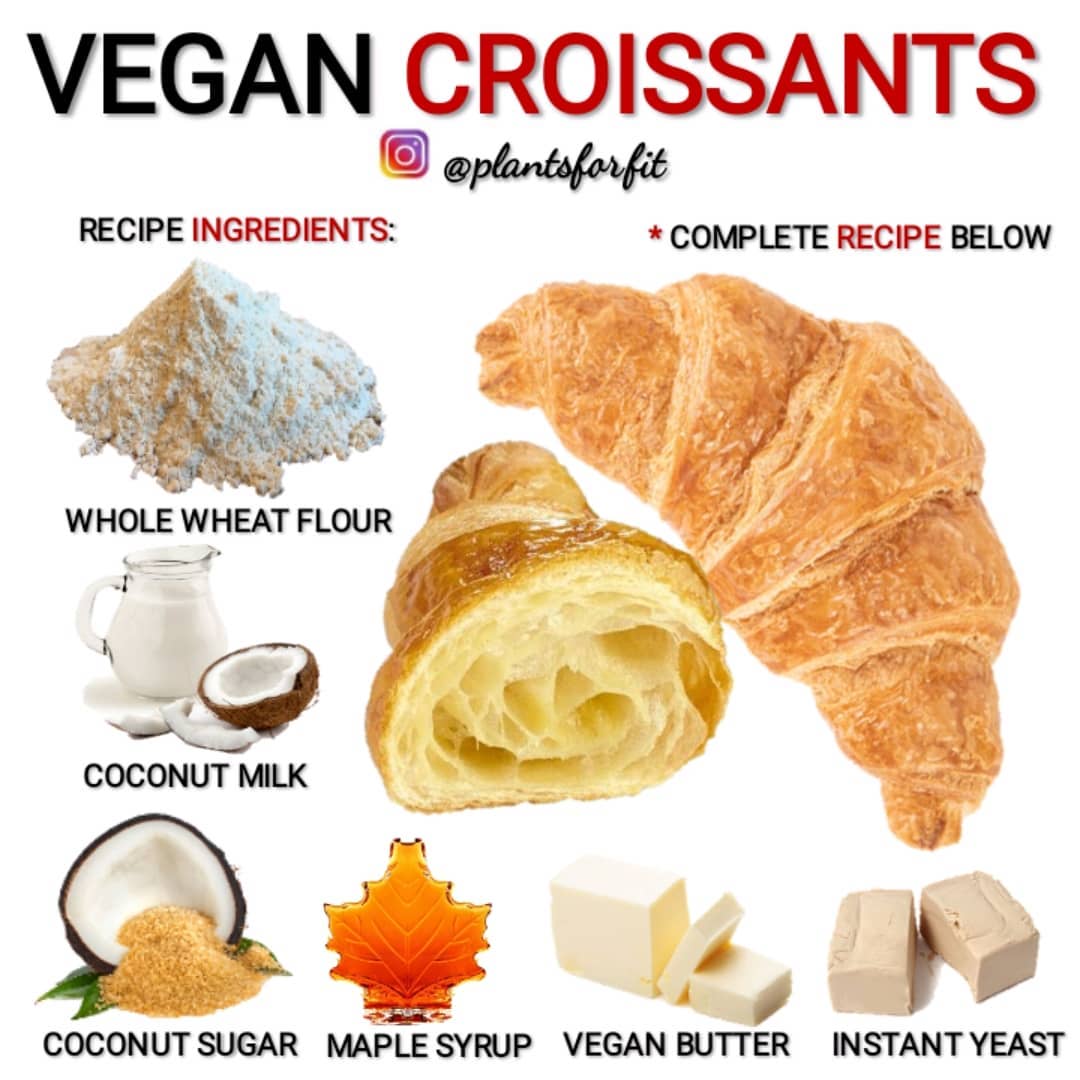 Vegan, Low-Fat} Sourdough Croissant Recipe