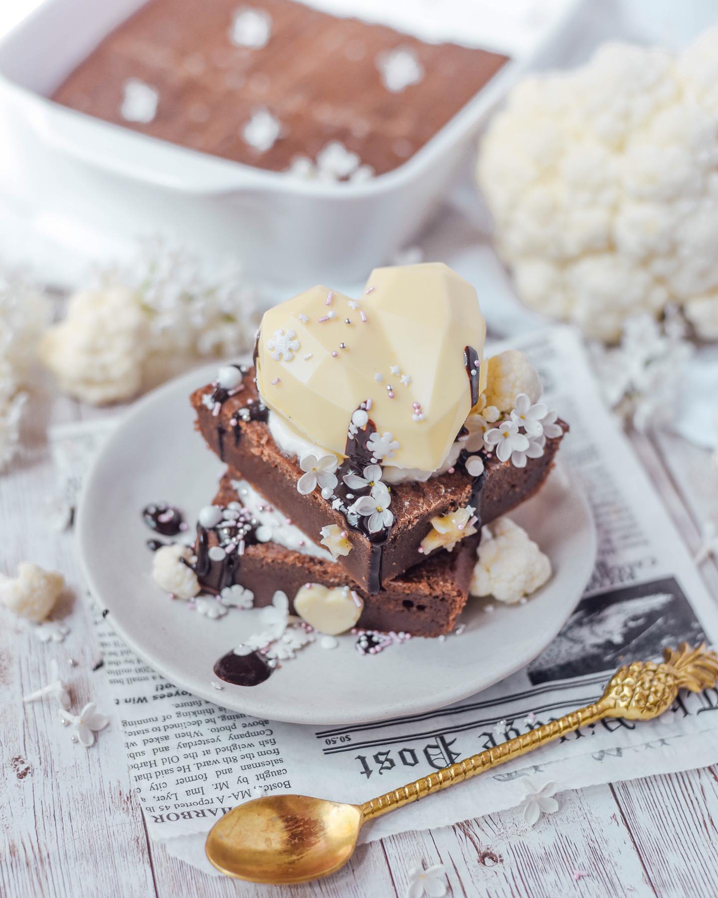 Delicious Cauliflower Chocolate Brownies