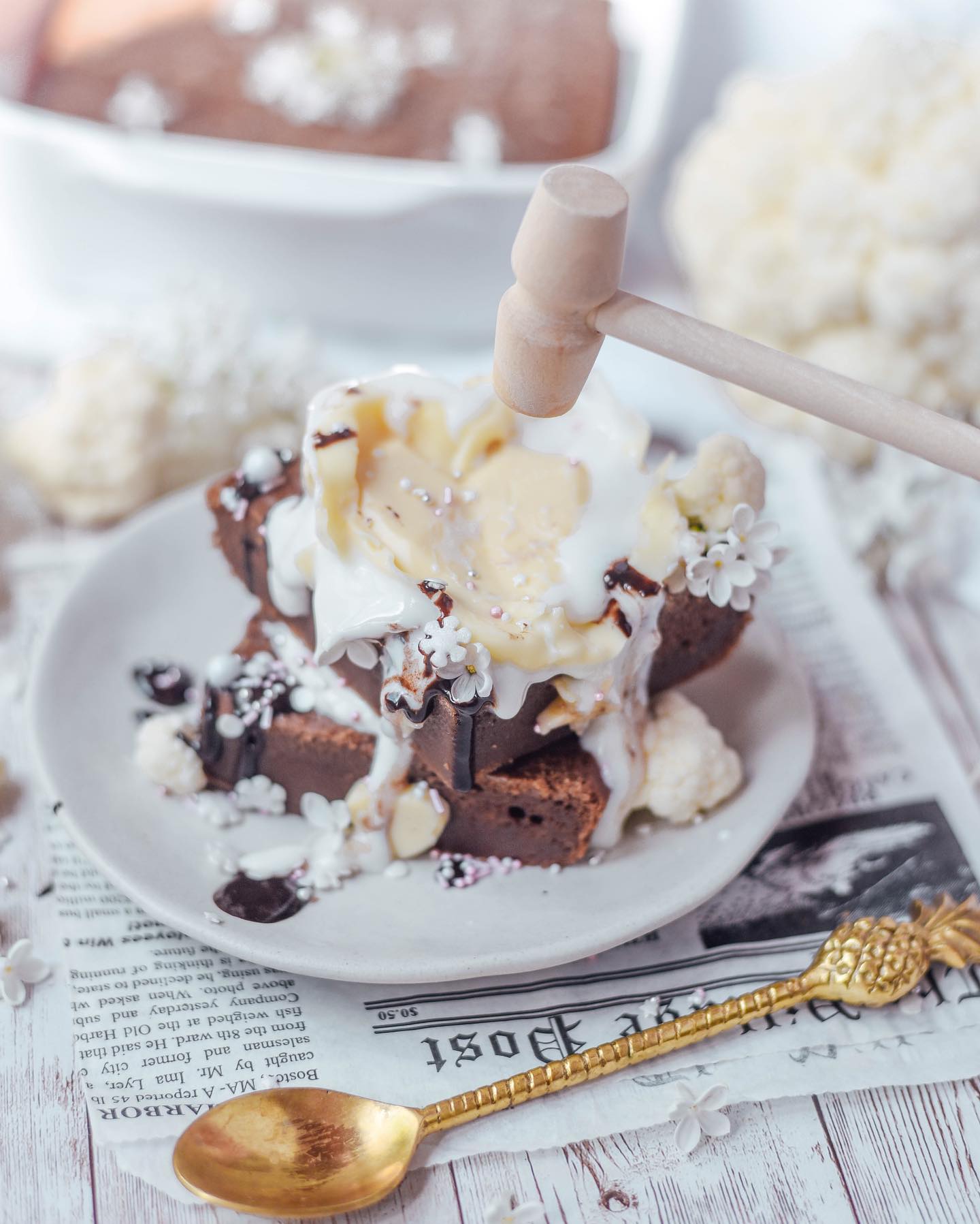 Delicious Cauliflower Chocolate Brownies