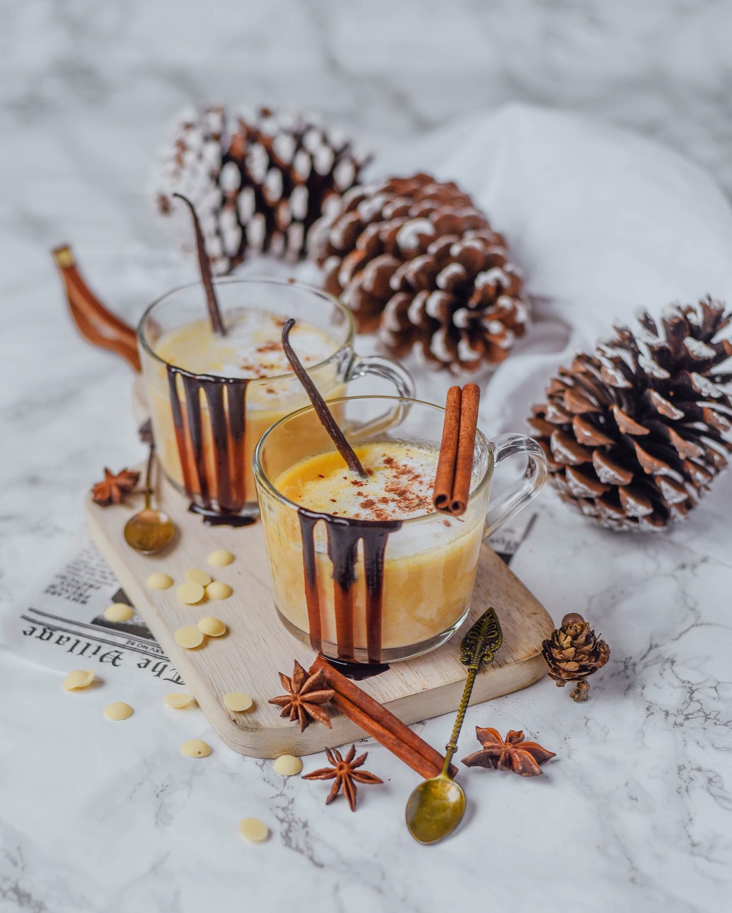 Warm Pumpkin Spice Latte