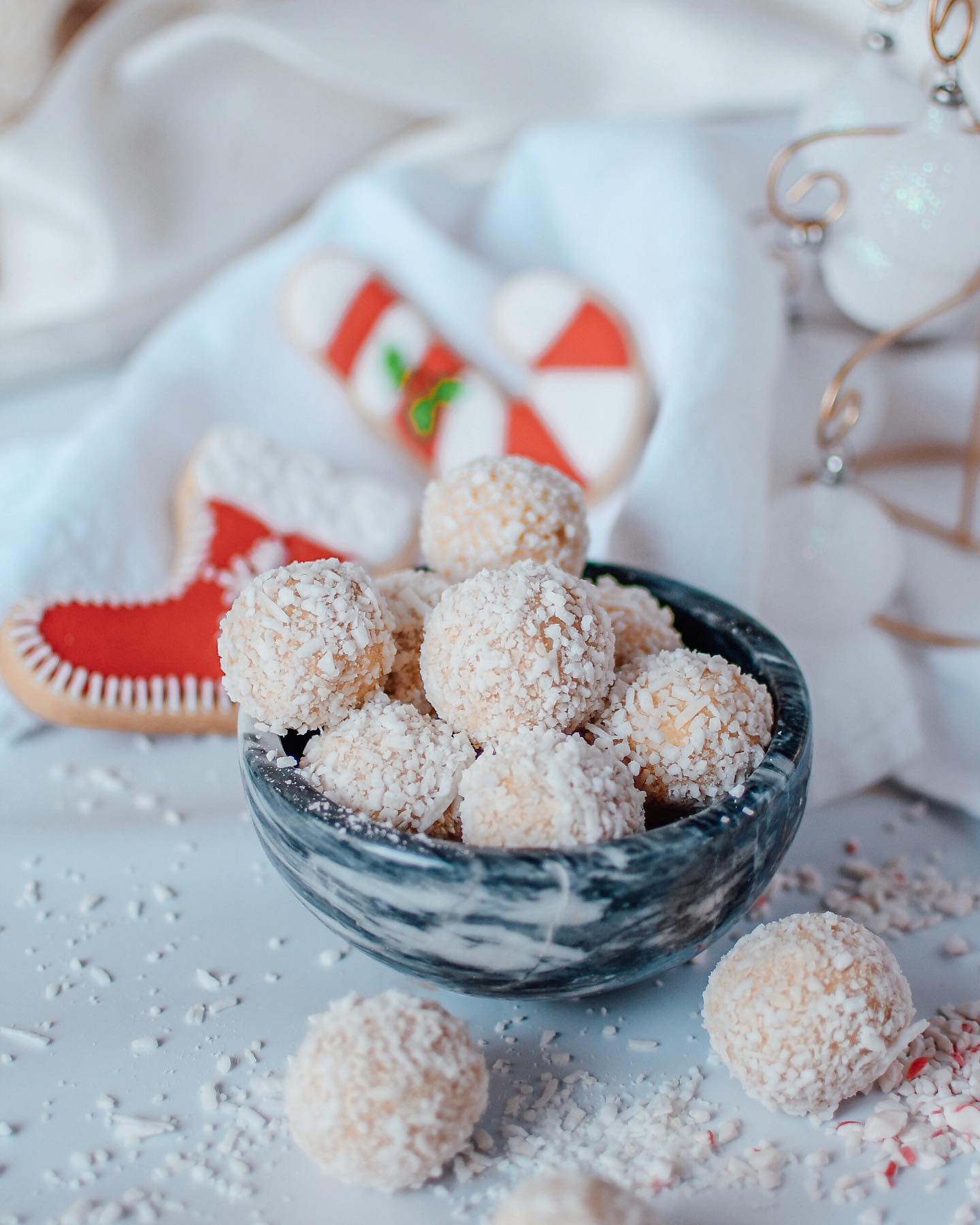Keto-Friendly Snowball Protein Treats