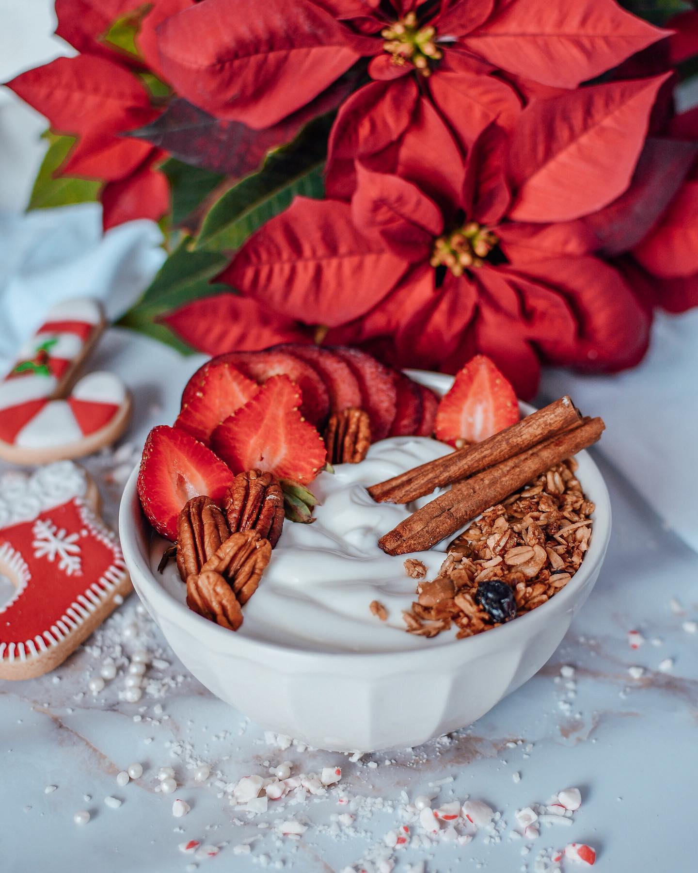Festive Christmas Yogurt Bowl