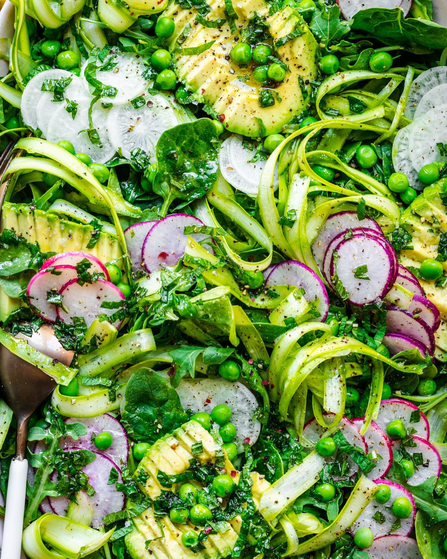 Spring-Inspired Arugula and Asparagus Salad with Carandini Bianca Sweet Vinegar Dressing