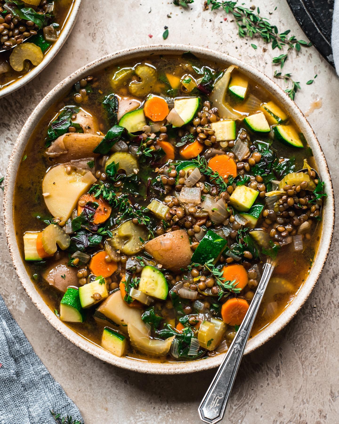 30 Minute Lentil Vegetable Soup