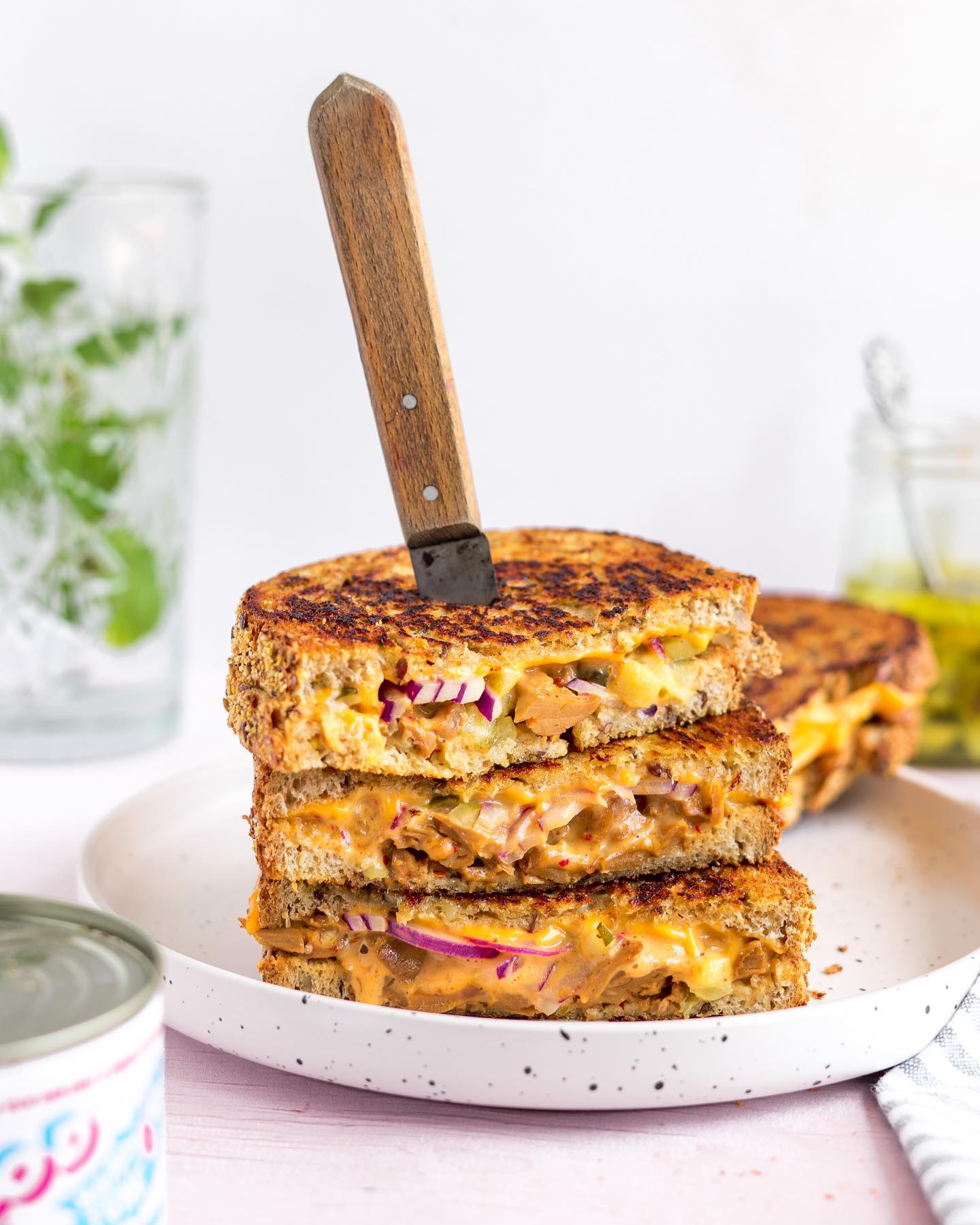 Vegan Tuna Melt Sandwich