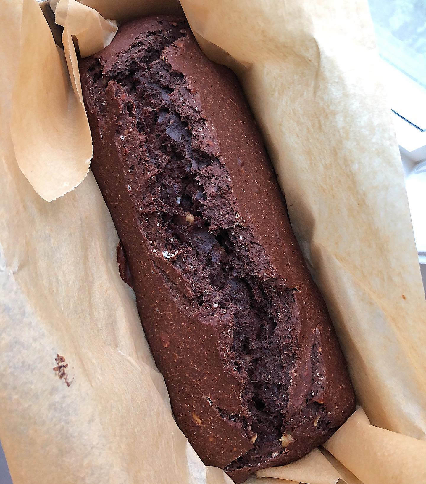 Fudgy Banana Cacao Bread