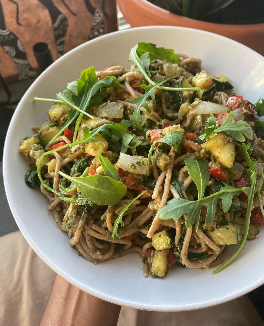 Alkaline Spelt Pasta Pesto