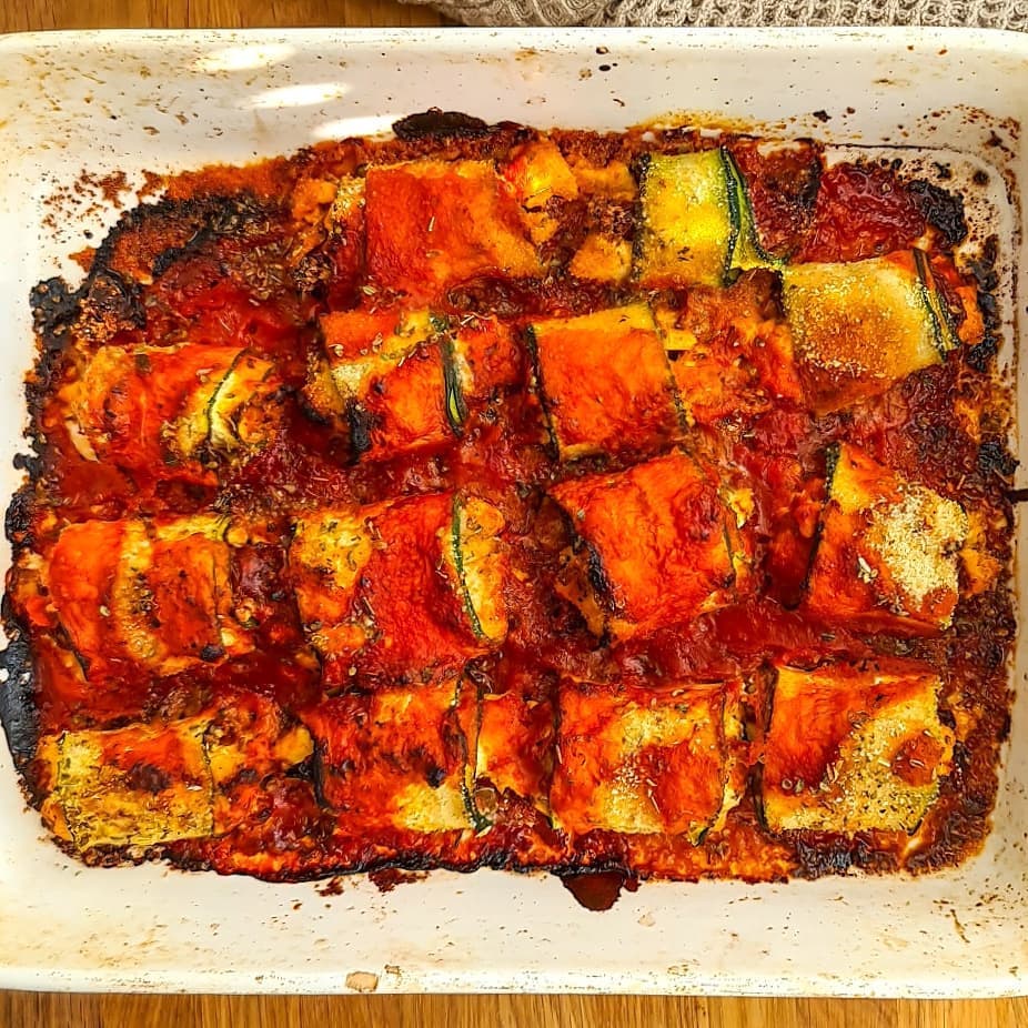 Tofu-Zucchini Rolls