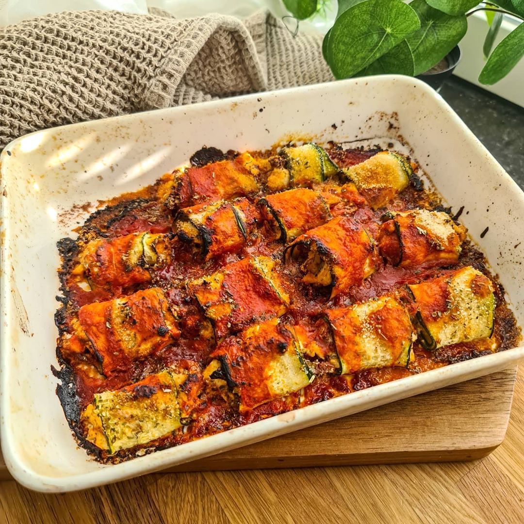 Vegan Tofu Zucchini Rolls with Sundried Tomatoes
