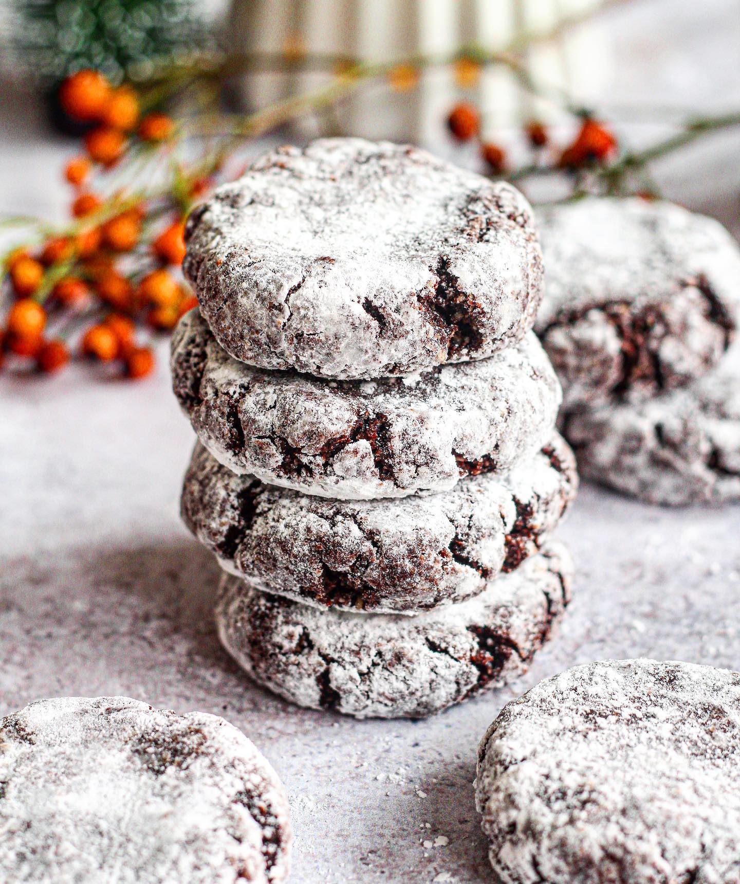 Vegan Gluten-Free Chocolate Amaretti Cookies