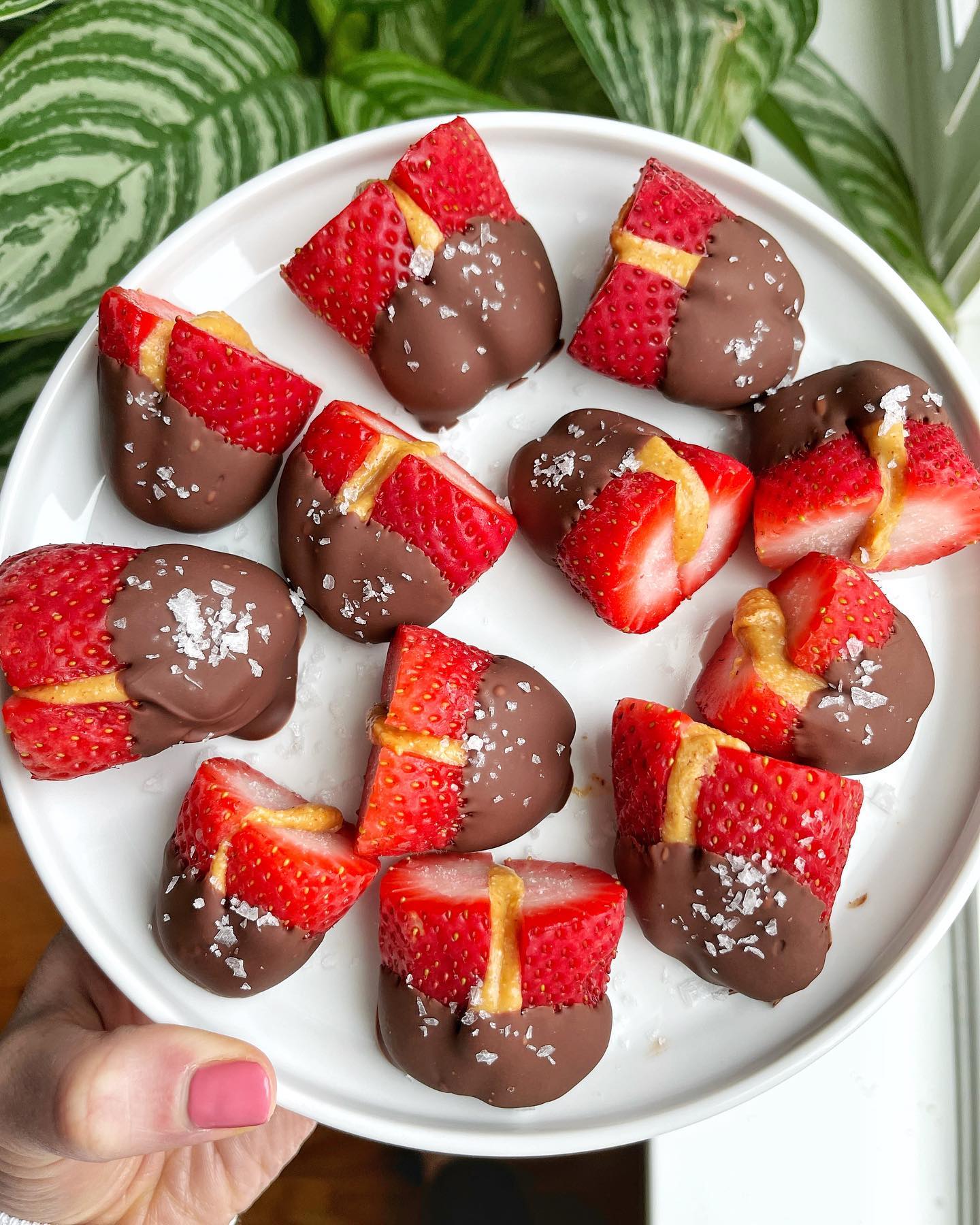 Chocolate Covered Strawberry Bites