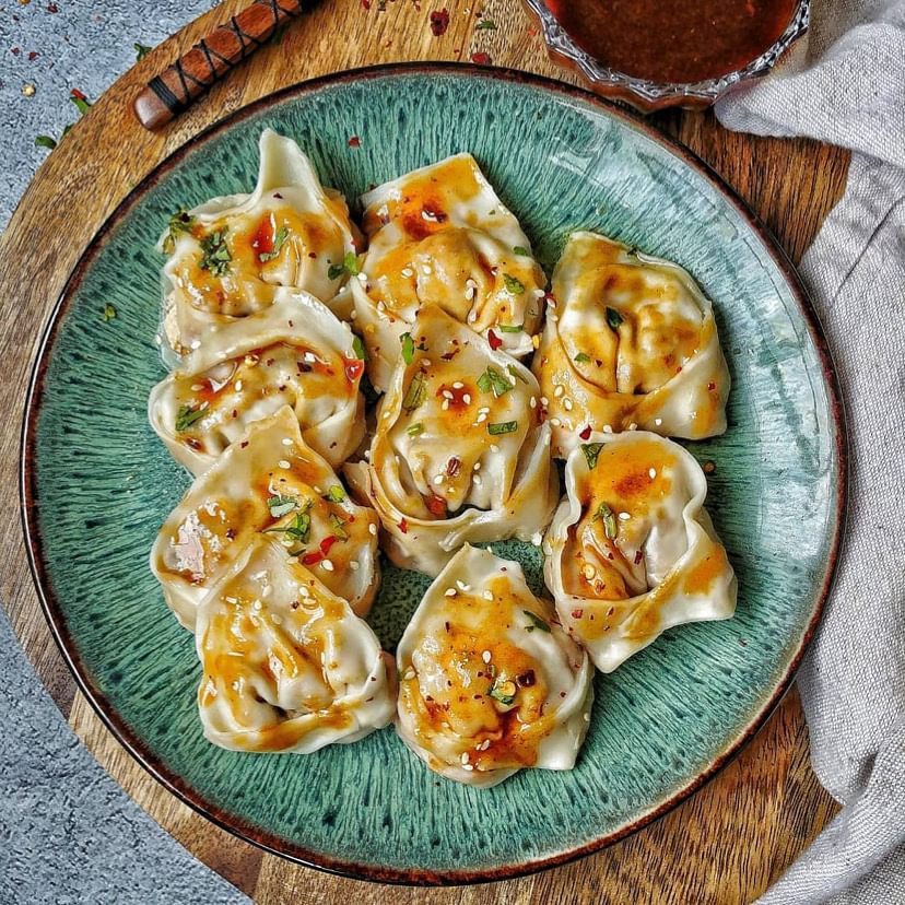 Tofu-Mushroom Wontons