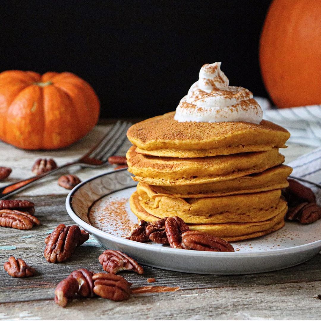 Vegan Pumpkin Pancakes