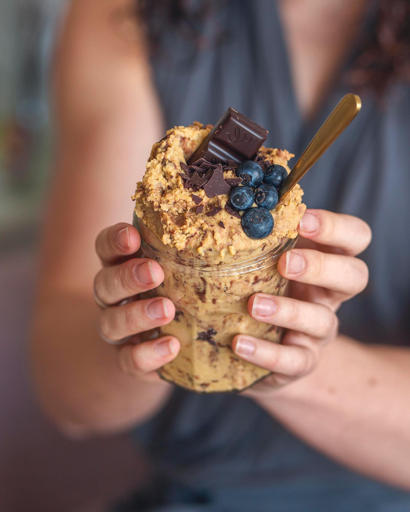 No-Bake Healthy Protein Cookie Dough