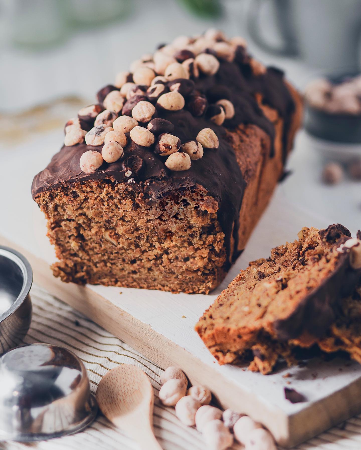 Vegan Hazelnut Celebration Cake