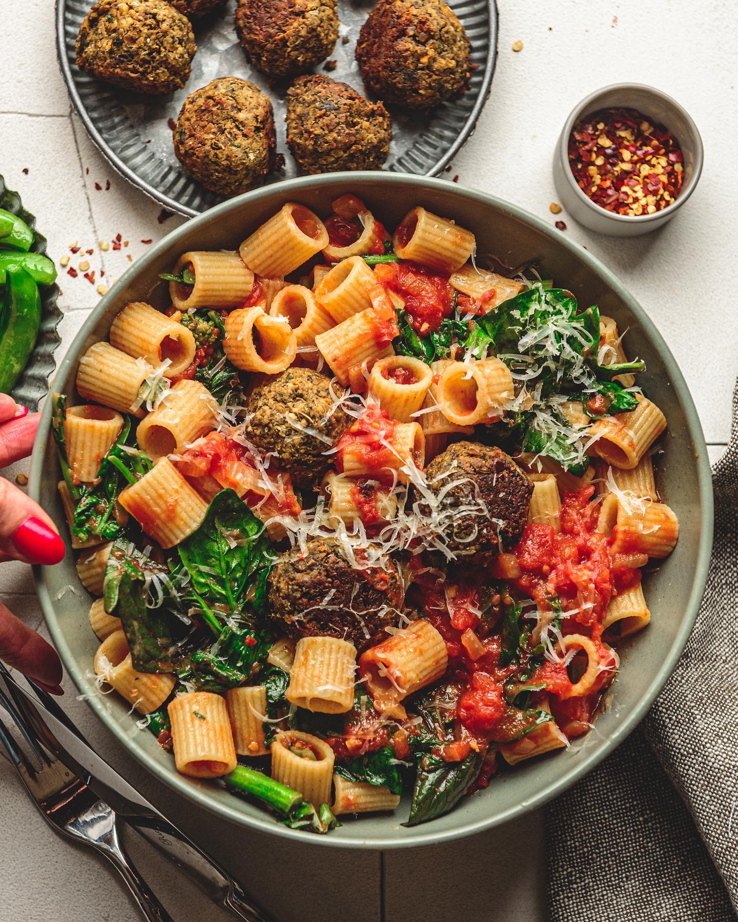 Lentil Neatballs for Vegan Pasta