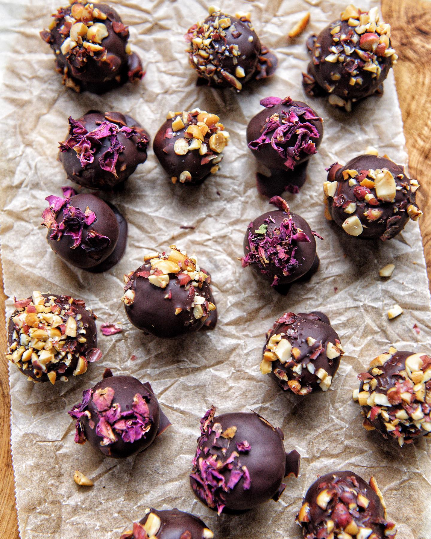 Peanut Butter Vanilla Truffles