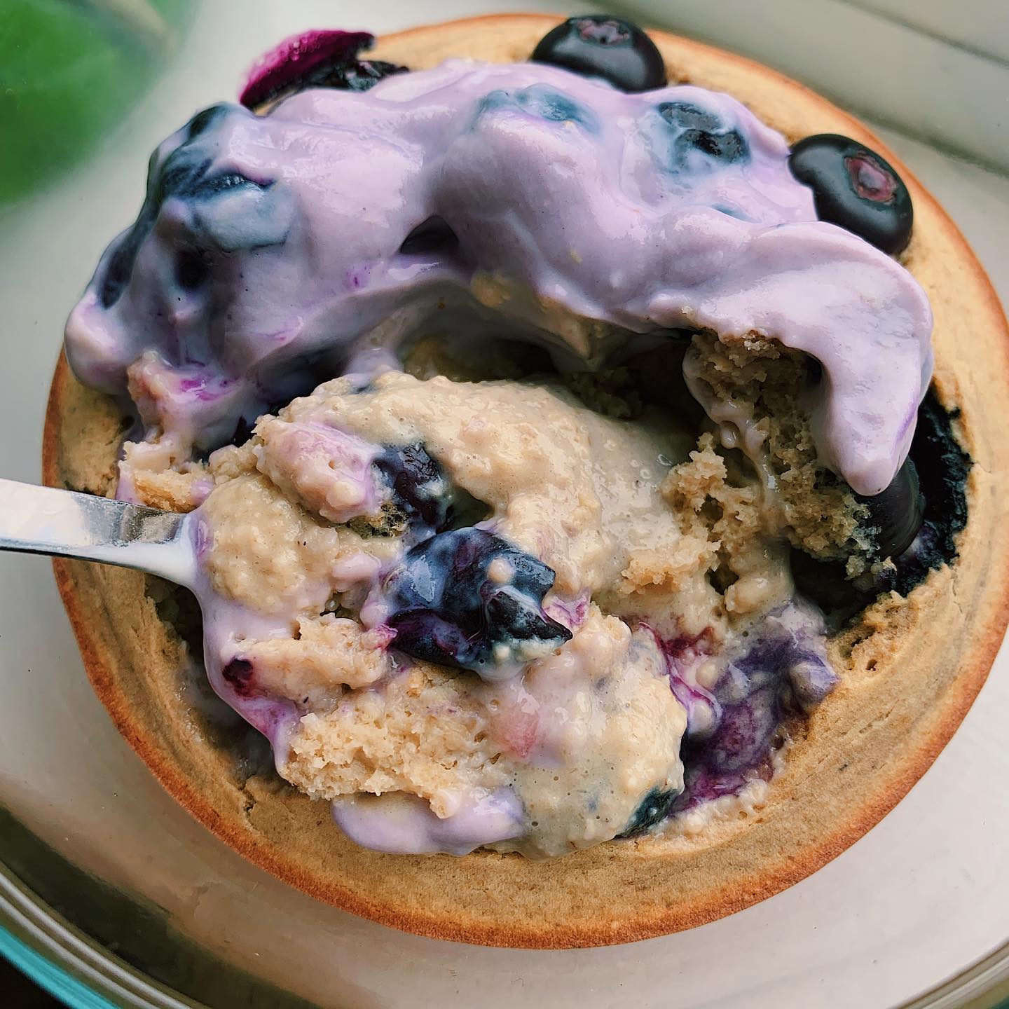 Fluffy Blueberry Muffin Baked Oats