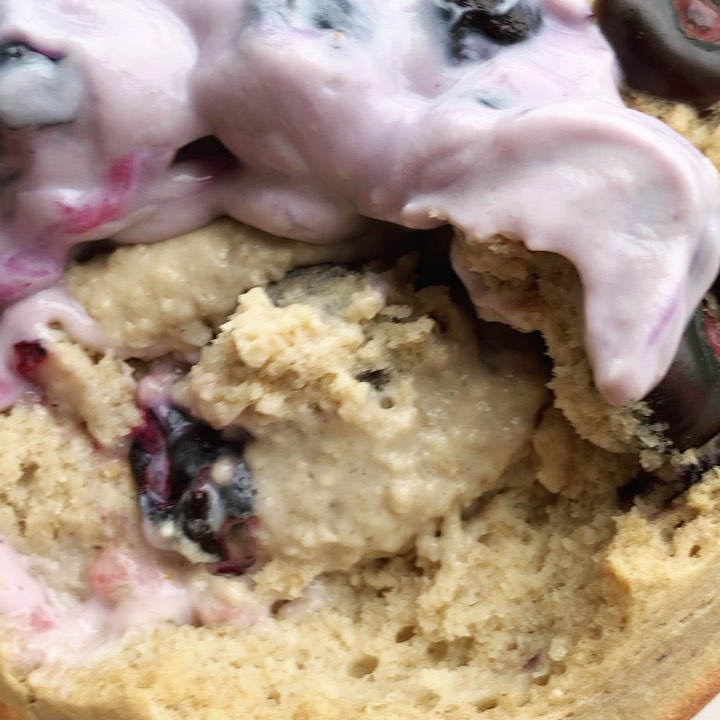 Fluffy Blueberry Muffin Baked Oats