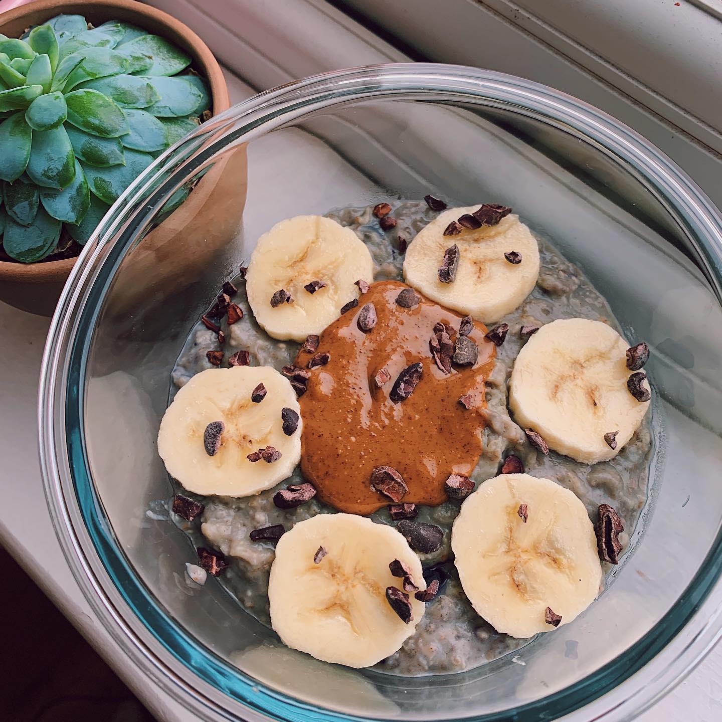 Blueberry Porridge with Salted Caramel Soy Protein