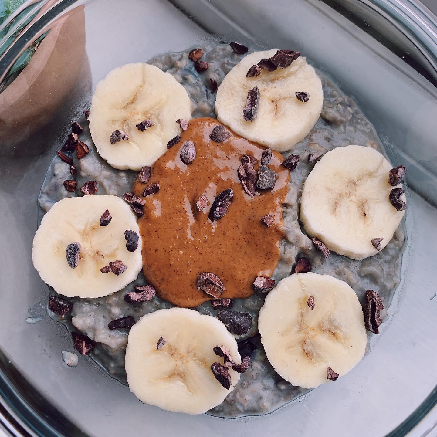 Blueberry Porridge with Salted Caramel Soy Protein