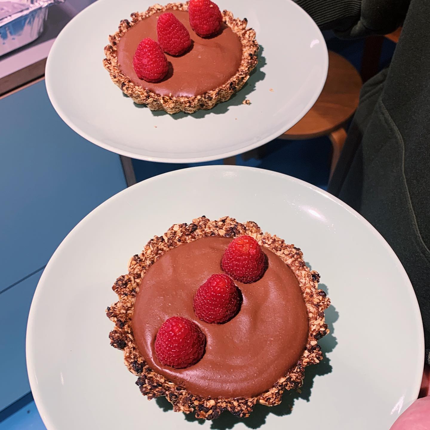 Vegan Chocolate Tarts with Silken Tofu Filling