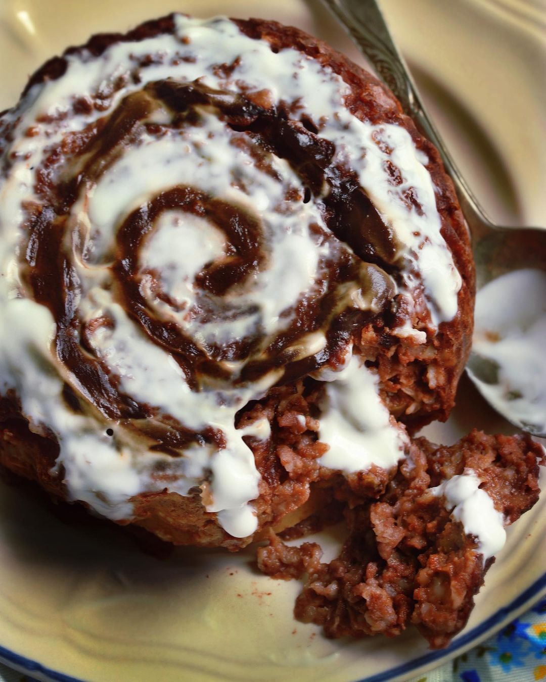 Double Chocolate & Mocha Swirl Oat Bake (