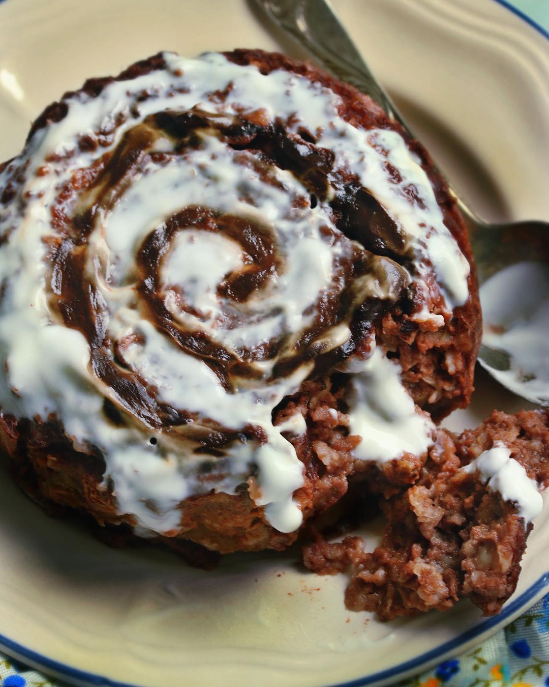 Double Chocolate & Mocha Swirl Oat Bake (