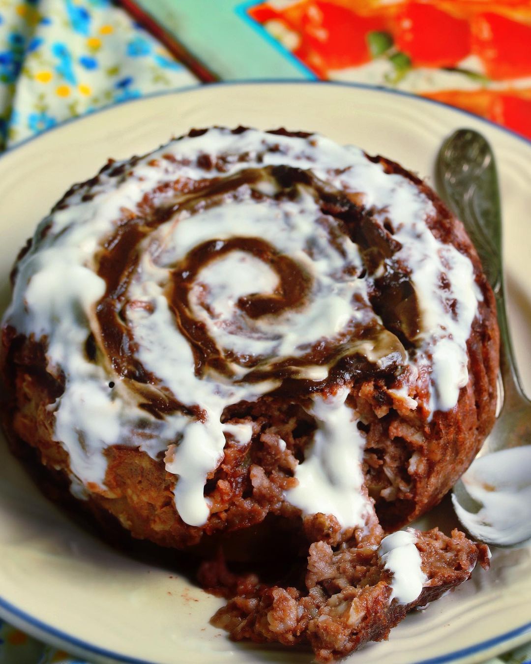 Double Chocolate & Mocha Swirl Oat Bake (